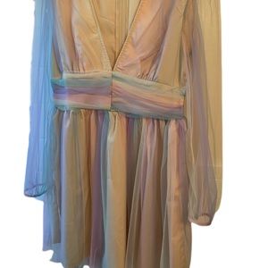 Multi colored dress.